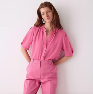 Drapey Button-Up Top