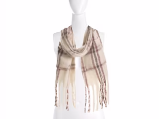 Crown Vintage Cozy Plaid Pocket Scarf