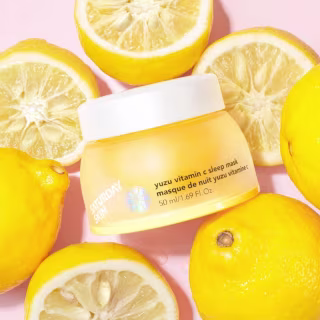 Saturday Skin Yuzu Vitamin C Sleep Mask Retinol Niacinamide Face Moisturizer Brightening Sleeping Overnight Mask, Korean beauty, Vegan Smooth Skin and Reduce Wrinkles Ideal for All Skin Types (1.69 Fl. Oz. (50ml))