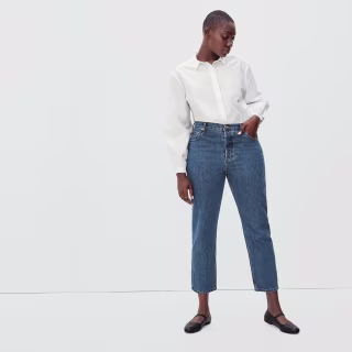 Women's Curvy '90s Cheeky Jean by Everlane in Medium Blue Wash, Size 30