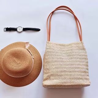 Aphoraeny Straw Tote