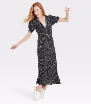 Puff Short Sleeve Dress