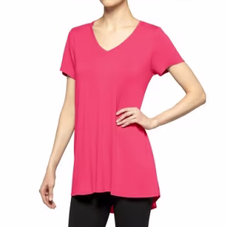 Hue Ladies Short Sleeve Legging Tee