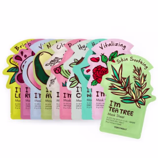 TONYMOLY I'm Real Sheet Mask, Pack of 10