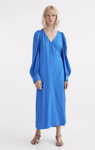Voluminous Wrap Dress