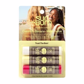 Sun Bum Lip Balm - SPF 30 - 3ct/0.15oz