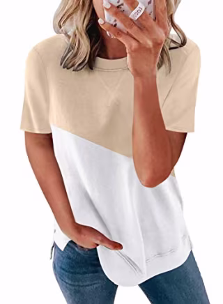 Shewin Short Sleeve Casual Tee