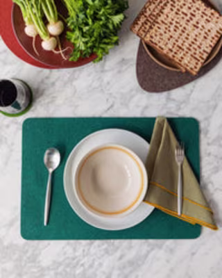 Rectangle Merino Wool Felt Placemat