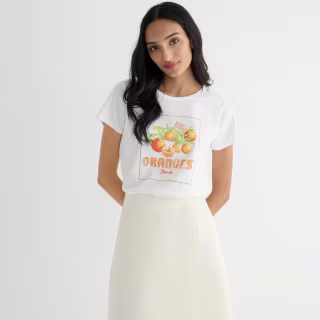 Shrunken Orange Graphic T-Shirt