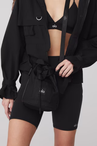 Utility Cross Body Bucket Bag