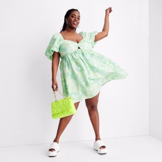Women's Puff Short Sleeve Dress - Future Collective with Gabriella Karefa-Johnson