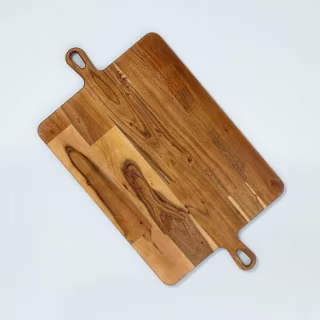 Large Double Handle Wood Serve Board Brown - Hearth & Hand(TM) with Magnolia