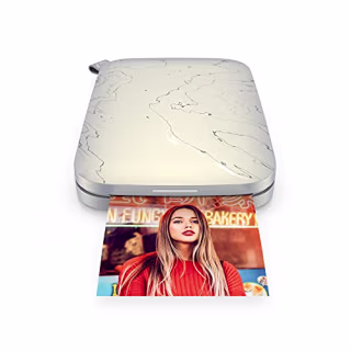 HP Sprocket Select Portable Instant Color Photo Printer for Android and iOS Devices (Eclipse) Zink Paper Bundle