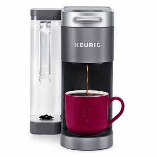 Keurig K-Supreme Coffee Maker, Single Serve K-Cup Pod Coffee Brewer, With MultiStream Technology, 66 Oz Dual-Position Reservoir, and Customizable Settings, Gray