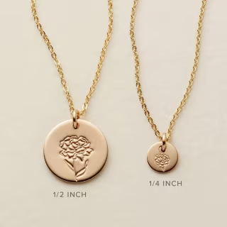 Birth Flower Necklace