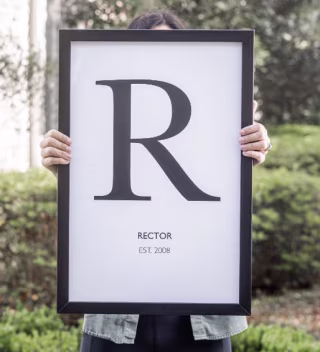 Custom Initial Print