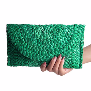 Freie Liebe Straw Clutch
