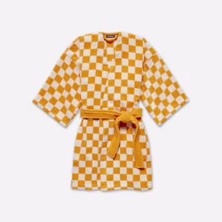 Checkerboard Robe - XL / Pop Pink