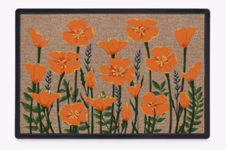 Poppy Fields Doormat
