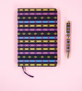"Resilience" Stripes Journal + Pen Set