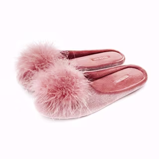 Women's Cozy Velvet Memory Foam House Slipper