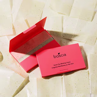 boscia Green Tea Blotting Linens - Vegan, Cruelty-Free, Natural and Clean Skincare | Green Tea and Abaca Tree Fiber Oil Blotting Sheets for Face, 100 Sheets