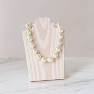 Hot Girls Pearls Ivory White 16" Cooling Necklace | Stylish Way to Stay Cool While Looking Hot | Free Insulated Travel Pouch Included with Every Item