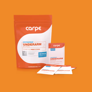 Carpe Antiperspirant Underarm Wipes