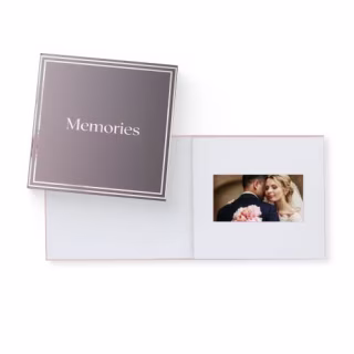 Heirloom Memories Video Book - Create Your Own Digital Greeting Card Gift with Your Memories - Anniversary, Christmas, Wedding - Plays 20 Minutes of Video and Photos