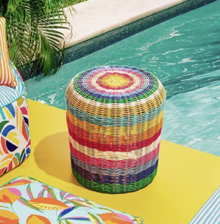 Outdoor Woven Side Table