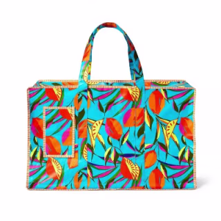 Large Packable Tote Citrus