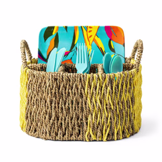 Woven Utensil Caddy