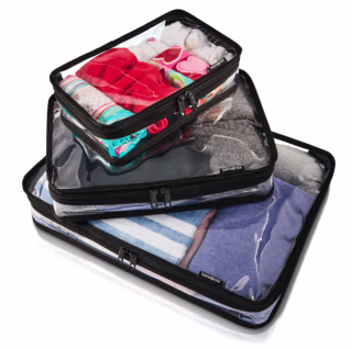 Go Clear Packing Cubes (Set of 3)