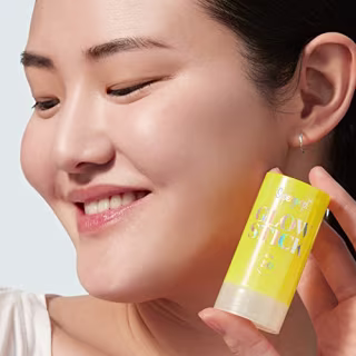 Supergoop! Glow Stick, 0.70 oz - SPF 50 PA++++ Dry Oil Sunscreen Stick for Face &amp; Body - Brightens &amp; Hydrates for a Healthy Glow - Mess-Free, Travel-Friendly SPF