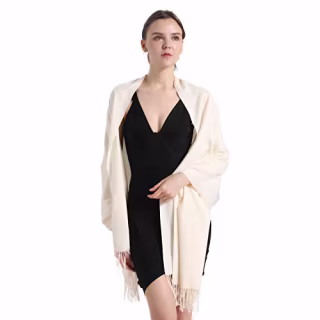 vimate Cashmere Pashmina Scarf, Women Pashmina Shawls and Wraps with Medium Thickness for All Seasons