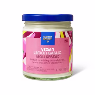 Vegan Lemon Garlic Aioli Spread