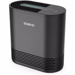 RENPHO Air Purifier for Home, True H13 HEPA Filter Air Purifier with 3-Stage Filtration System, Air Cleaner for Allergies & Pets Dander, Eliminate Smoke Remove Dust Pollen Allergens Odors