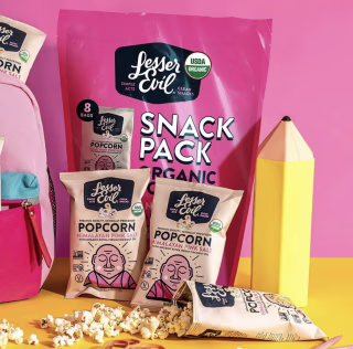 Himalayan Pink Salt Popcorn Snack Pack