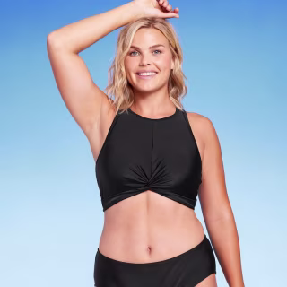 Longline Twist Bikini Top