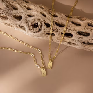 Caitlyn Minimalist Dainty Initial Necklace