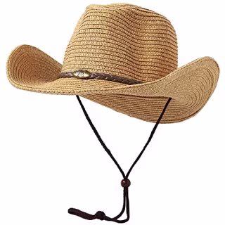 Lanzom Straw Beach Hat