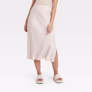 Target Midi A-Line Slip Skirt