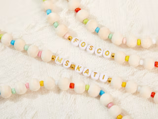 Etsy Personalized Beaded Lanyard