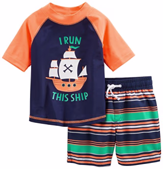 Simple Joys by Carter's Swim Trunk and Rash Guard