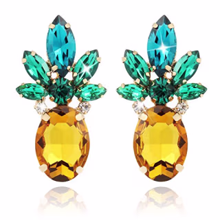 Pineapple Earrings Jewelry Gifts for Women Teens Girl 1 Pair by Holylove