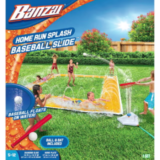 Banzai Home Run Splash Baseball Water Slide