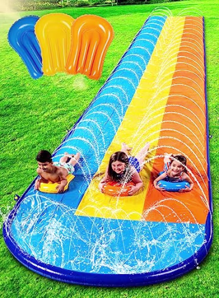 Sloosh 18ft Triple Water Slide