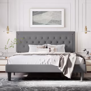 Mercury Row(R) Hegg Tufted Upholstered Platform Bed