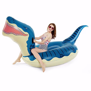 Jasonwell Inflatable Dinosaur Pool Float