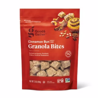 Cinnamon Bun Granola Bites